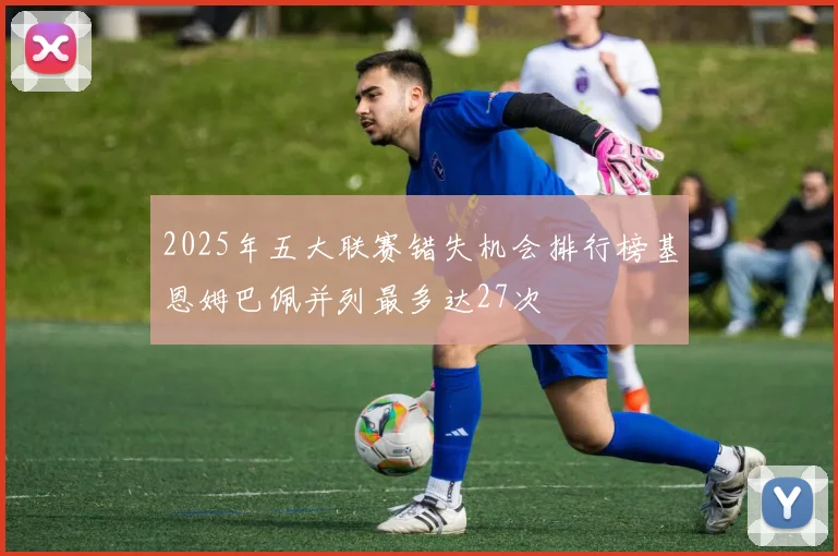 2025年五大联赛错失机会排行榜基恩姆巴佩并列最多达27次